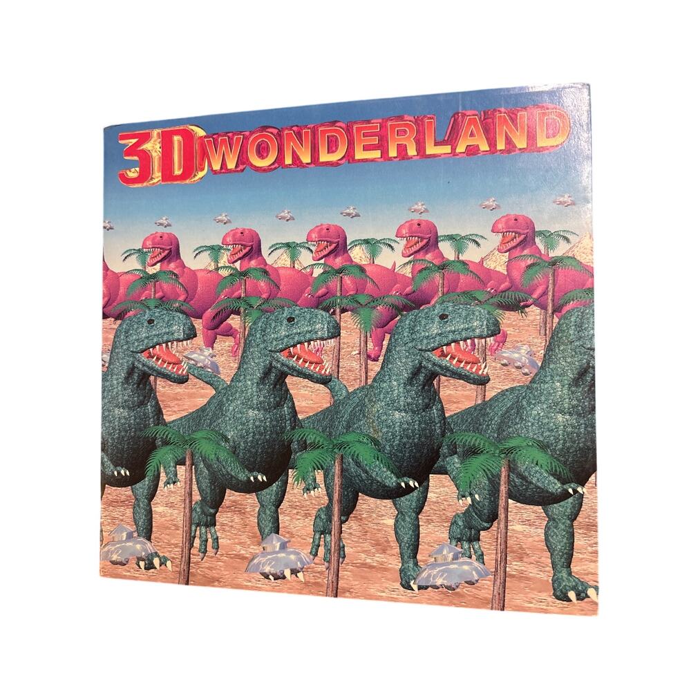 3-D Wonderland 1993 vintage stereogram book Tokuma shoten publishing SCDJ